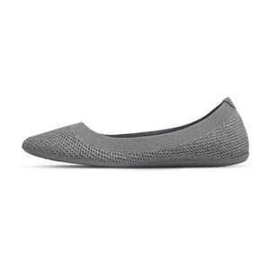Allbirds Women's Tree Breezer Mist Gray Knit Flats, size 7.5